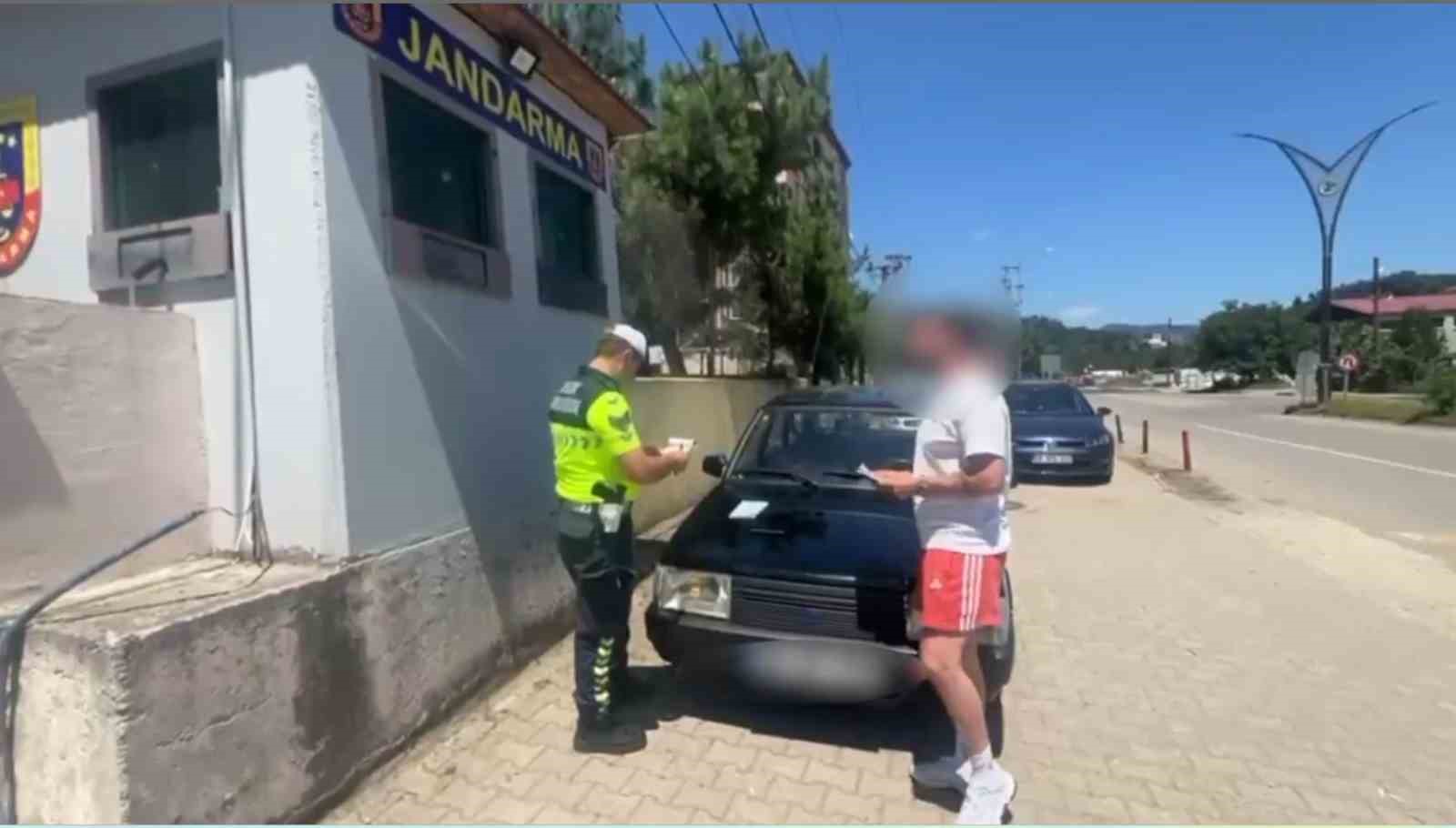 Drift görüntülerini sosyal medyada paylaştı, 55 bin lira ceza yedi 