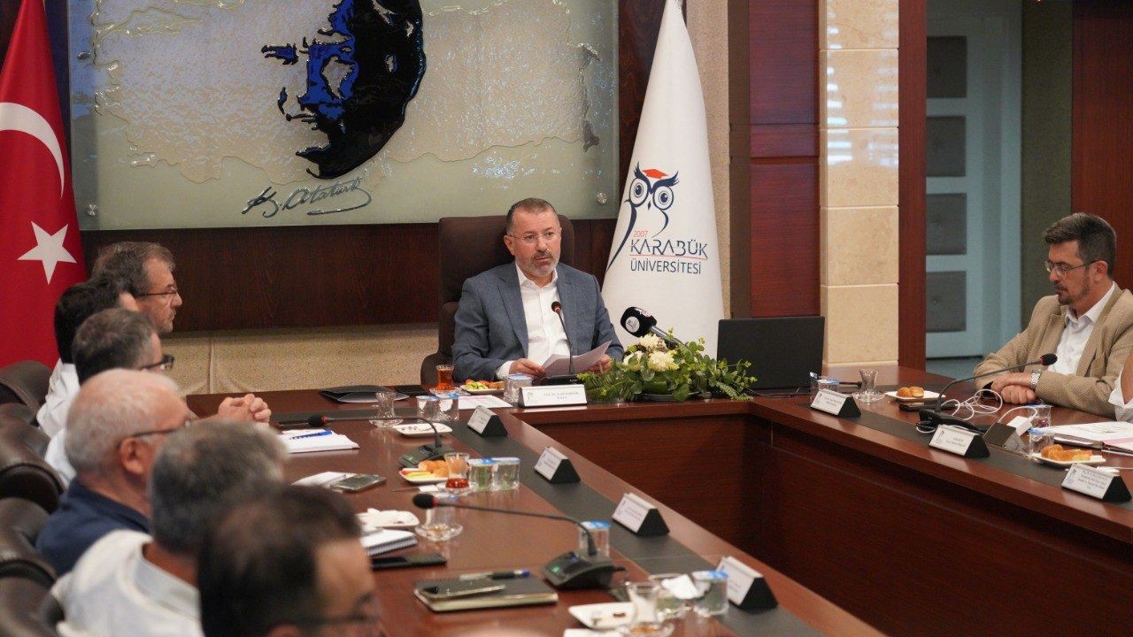 Karabük Üniversitesi’nde Temmuz ayı senato toplantısı gerçekleştirildi 