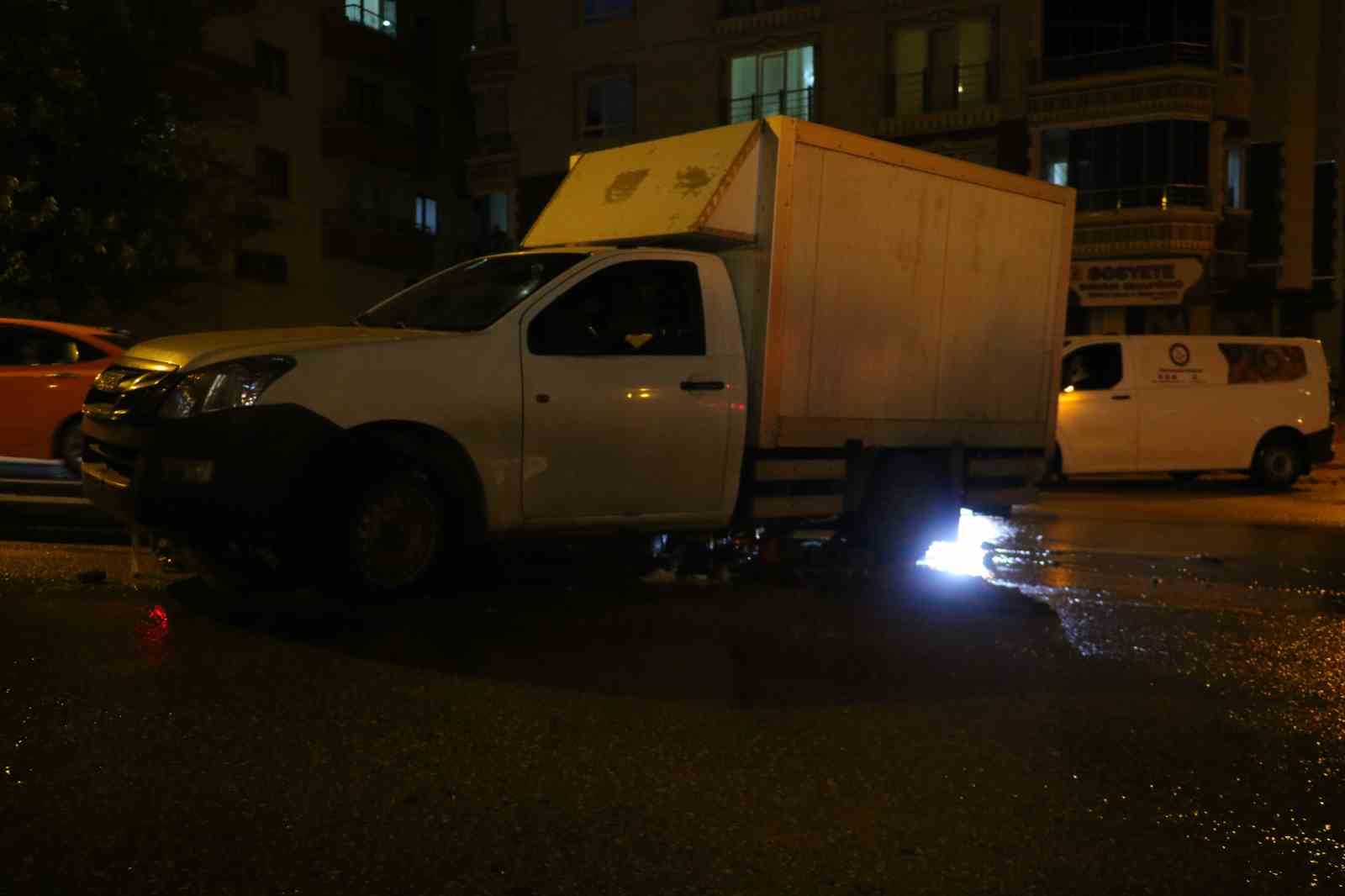 Ankara’da araçlar sel sularına kapıldı, hasarlı otomobiller havadan görüntülendi 