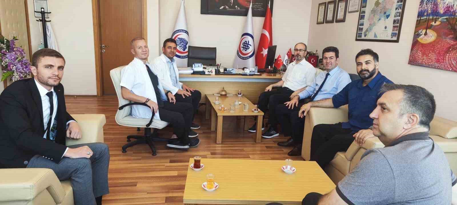 İl Sağlık Müdürlüğünden üniversite hastanesine ziyaret 