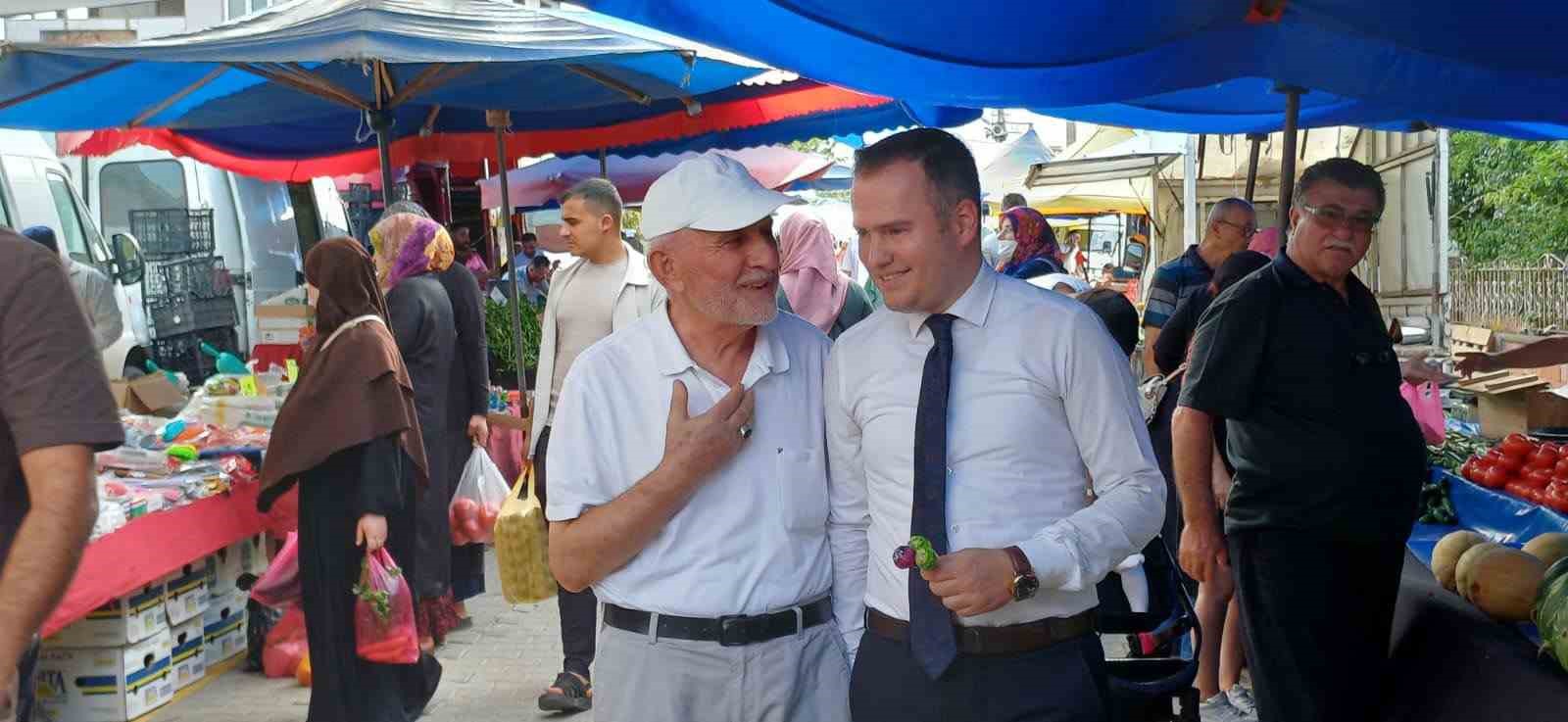 Cumayeri Kaymakamı vatandaşlara veda etti
