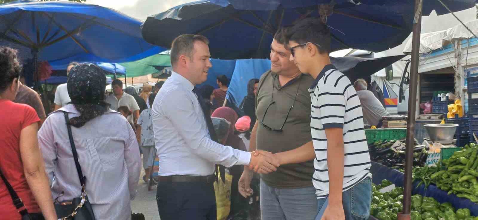 Cumayeri Kaymakamı vatandaşlara veda etti 