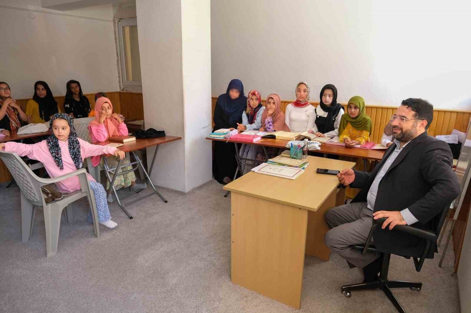 Erzincan’da Yaz Kur’an kursları devam ediyor 
