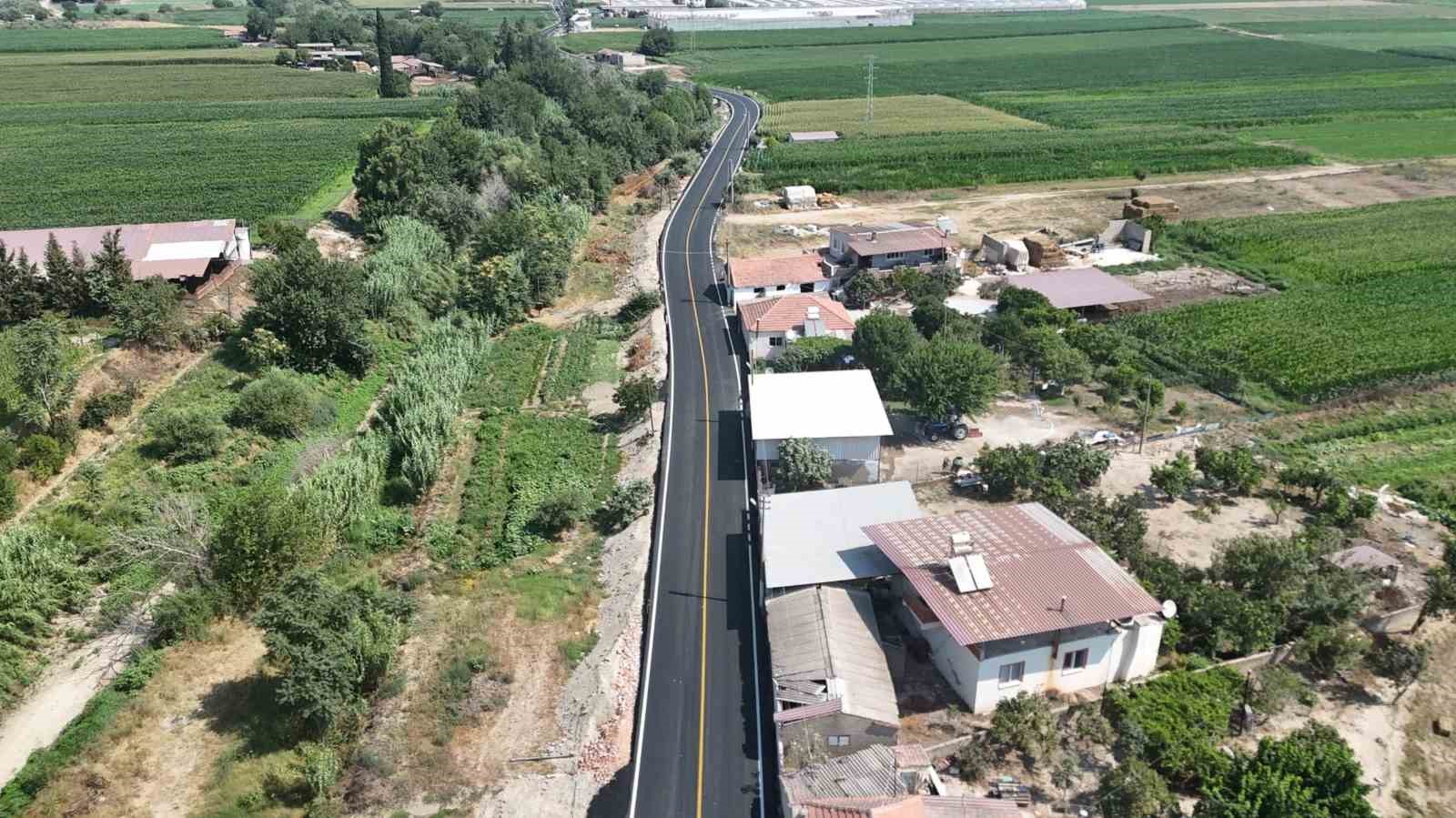 Milas’ta 80 milyonluk yol yatırımı tamamlandı 