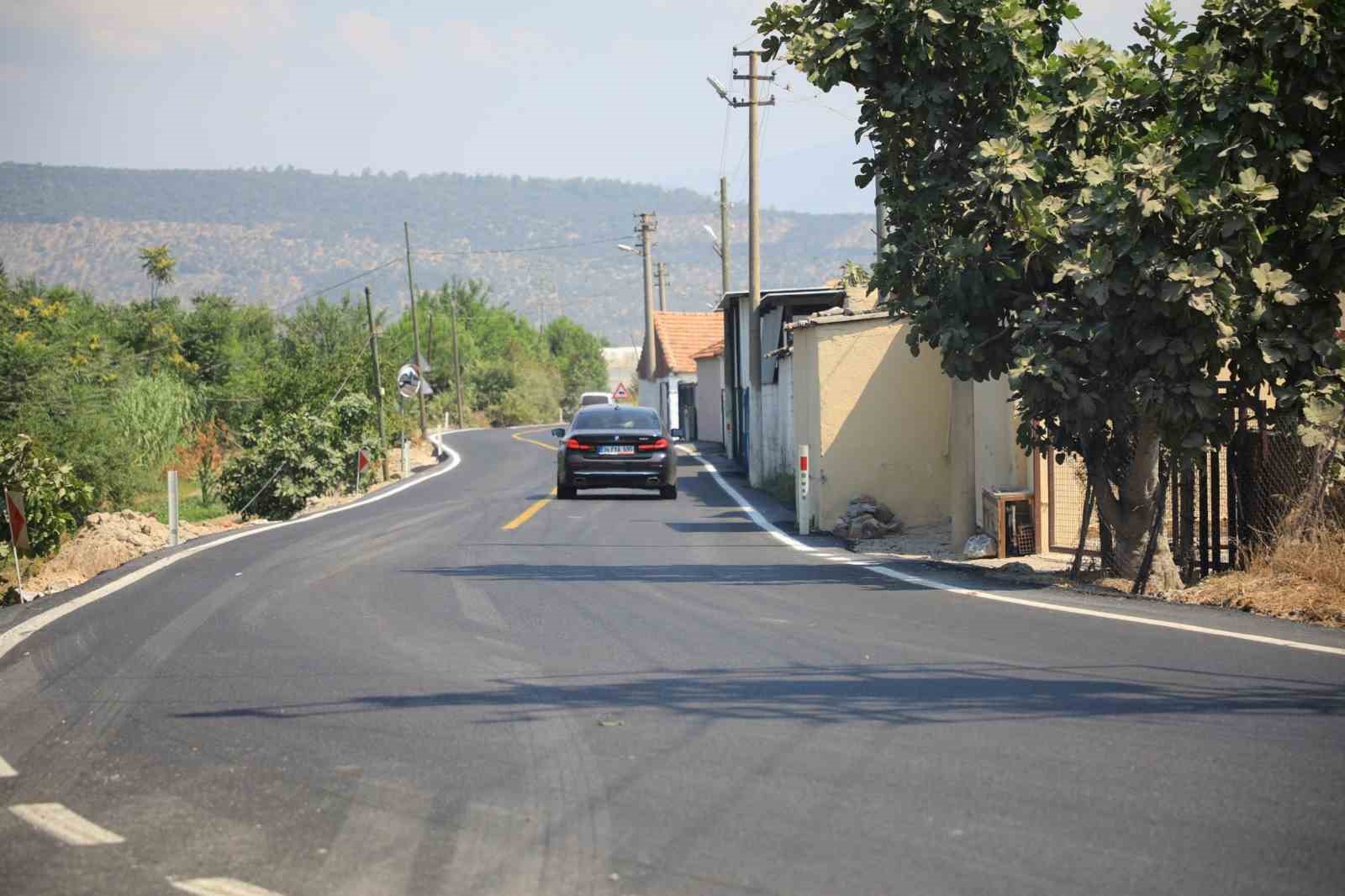 Milas’ta 80 milyonluk yol yatırımı tamamlandı 