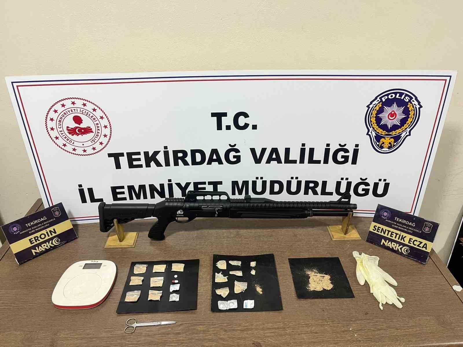 Tekirdağ’da zehir tacirlerine darbe: 7 kişi tutuklandı 