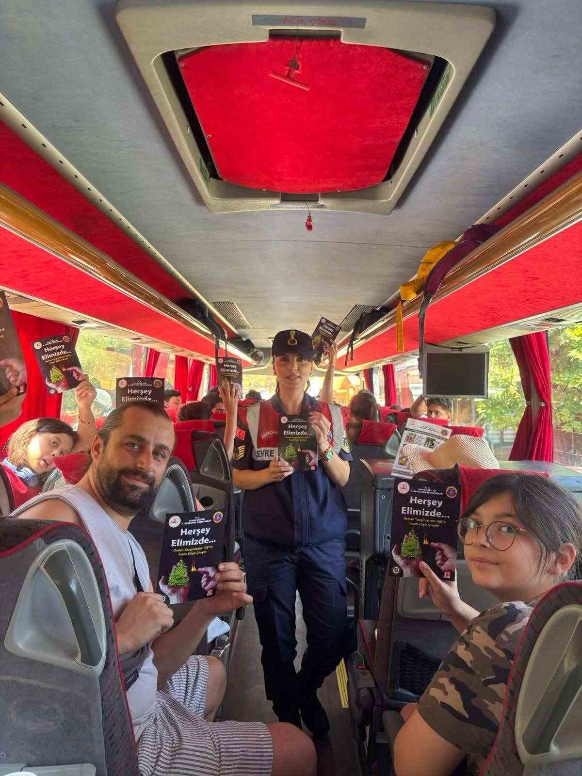 Vatandaşlar orman yangınlarına karşı bilgilendirildi 