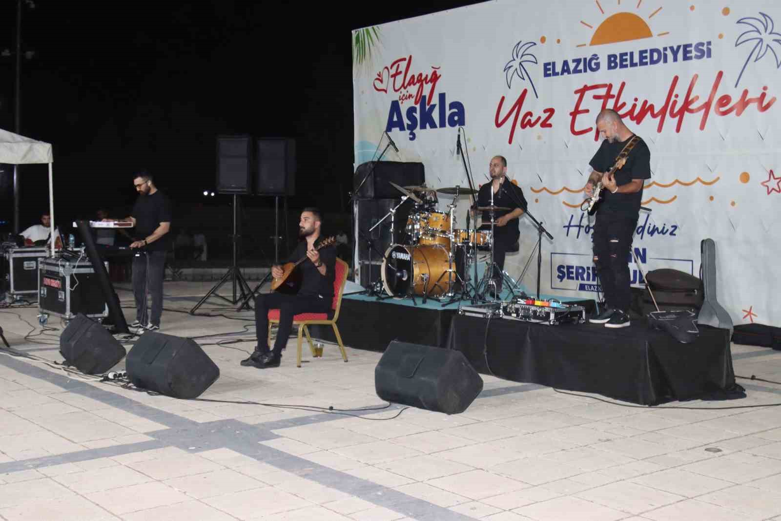 Elazığ Belediyesi yaz etkinliklerinde Evin Gençero sahne aldı 