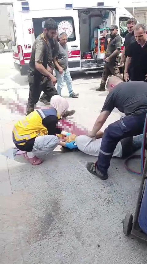 Kaynak sırasında damper kapağının kapanması ile kafası ezilen şoför hayatını kaybetti 