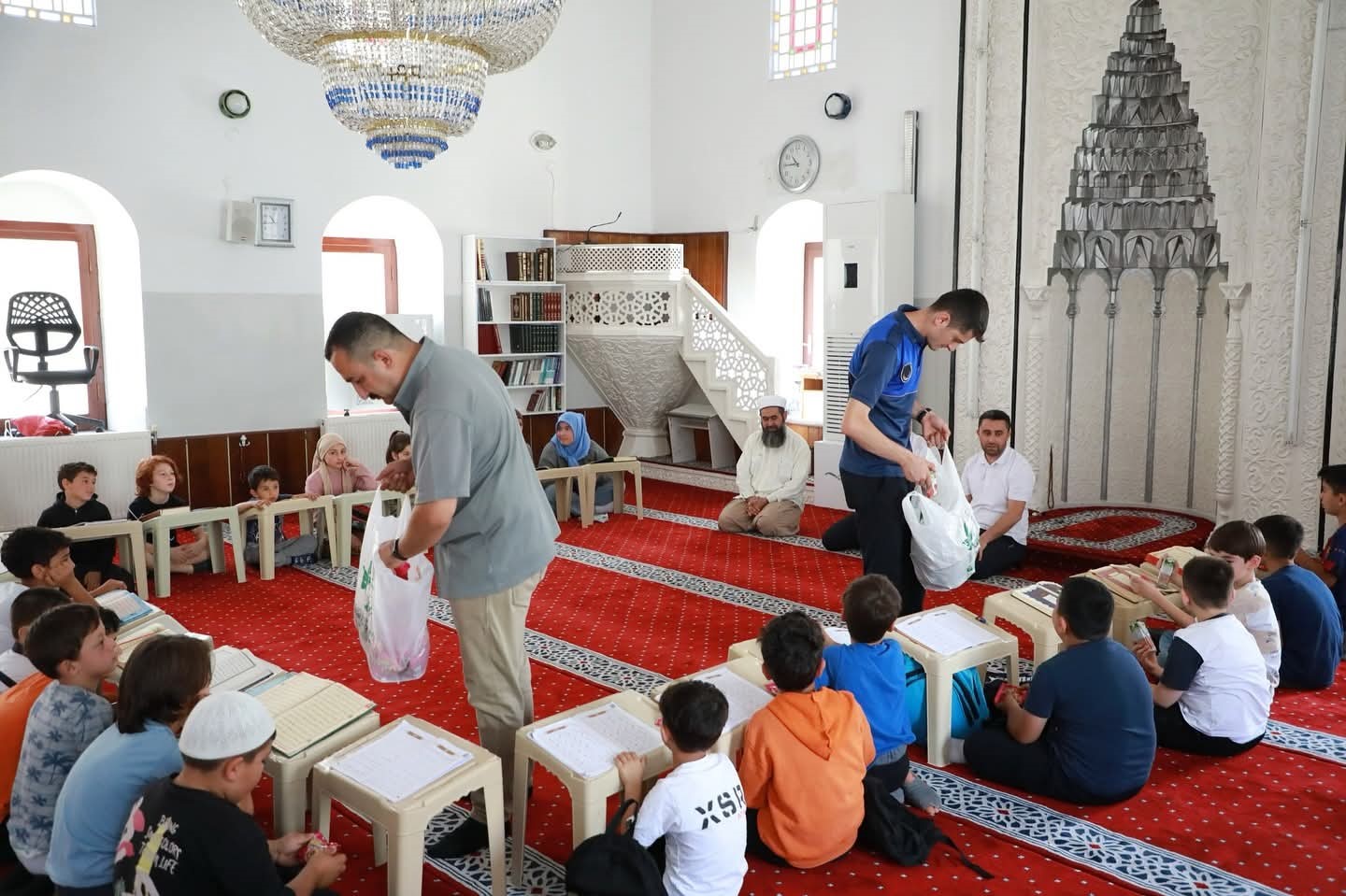 Başkan Arslan’dan Kur’an kursu öğrencilerine ziyaret 