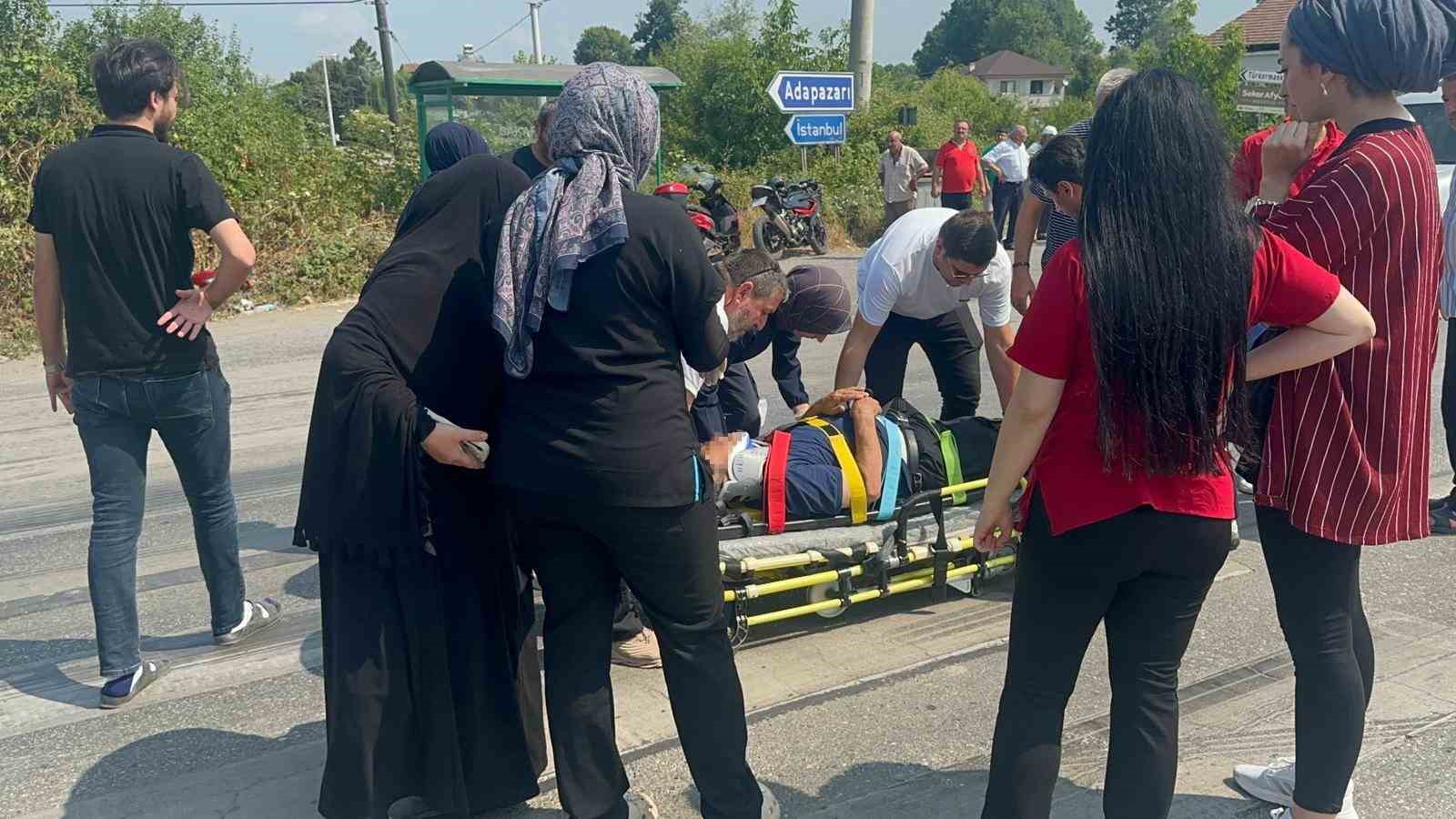 D-100’de hafif ticari araç ile elektrikli bisiklet çarpıştı: 1 yaralı 