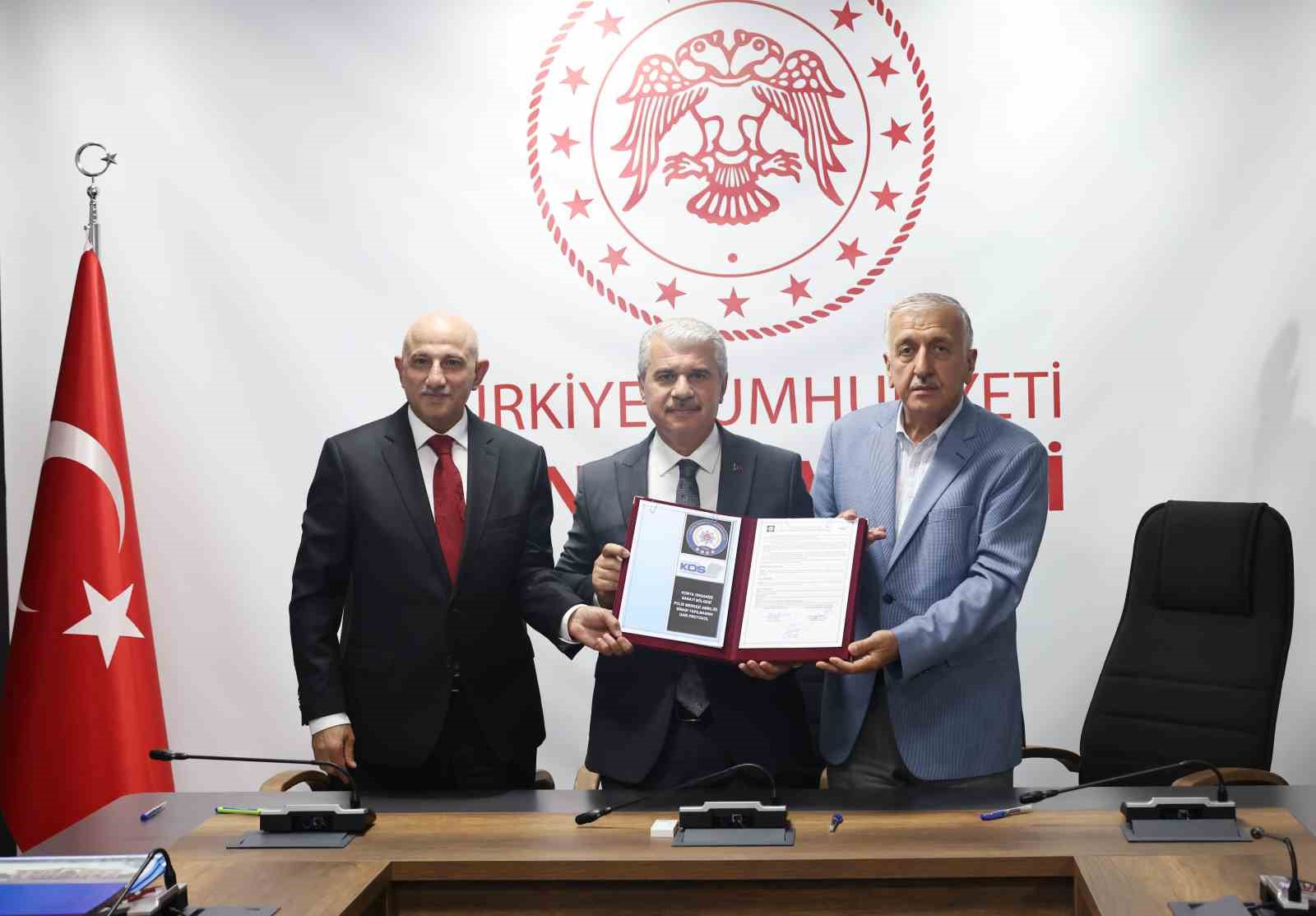 KOS’UN güvenliğine güç katacak protokolün imzaları atıldı 