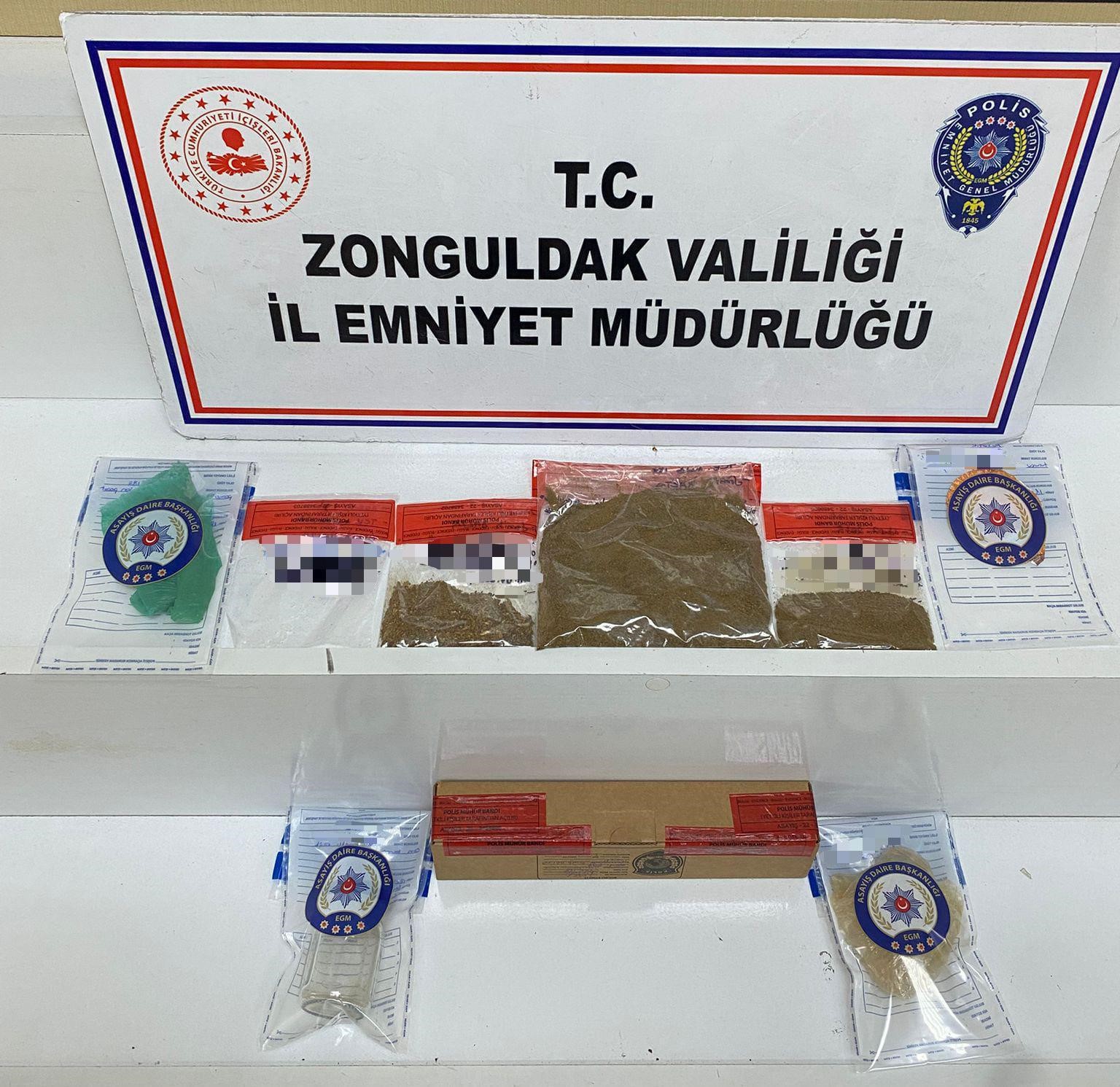 Zonguldak’ta uyuşturucu operasyonu: 3 tutuklama 