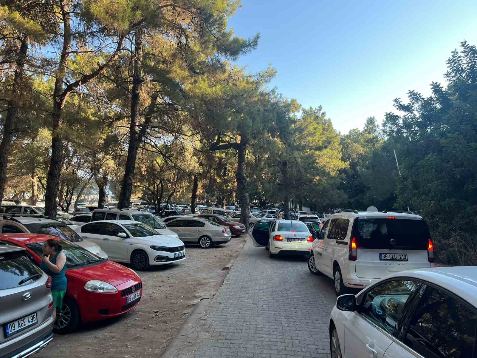 Milli parkta hafta sonu yoğunluğu 