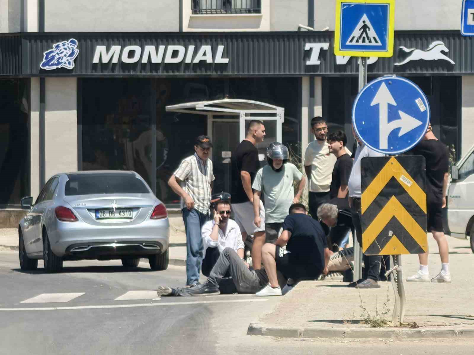 Bursa’da cip ile elektrikli bisiklet çarpıştı: 1 yaralı 
