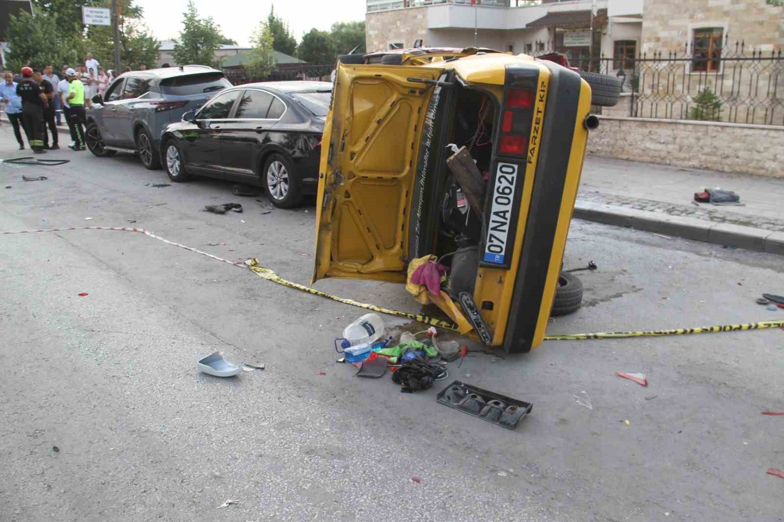Konya’da ehliyetsiz sürücü dehşeti 