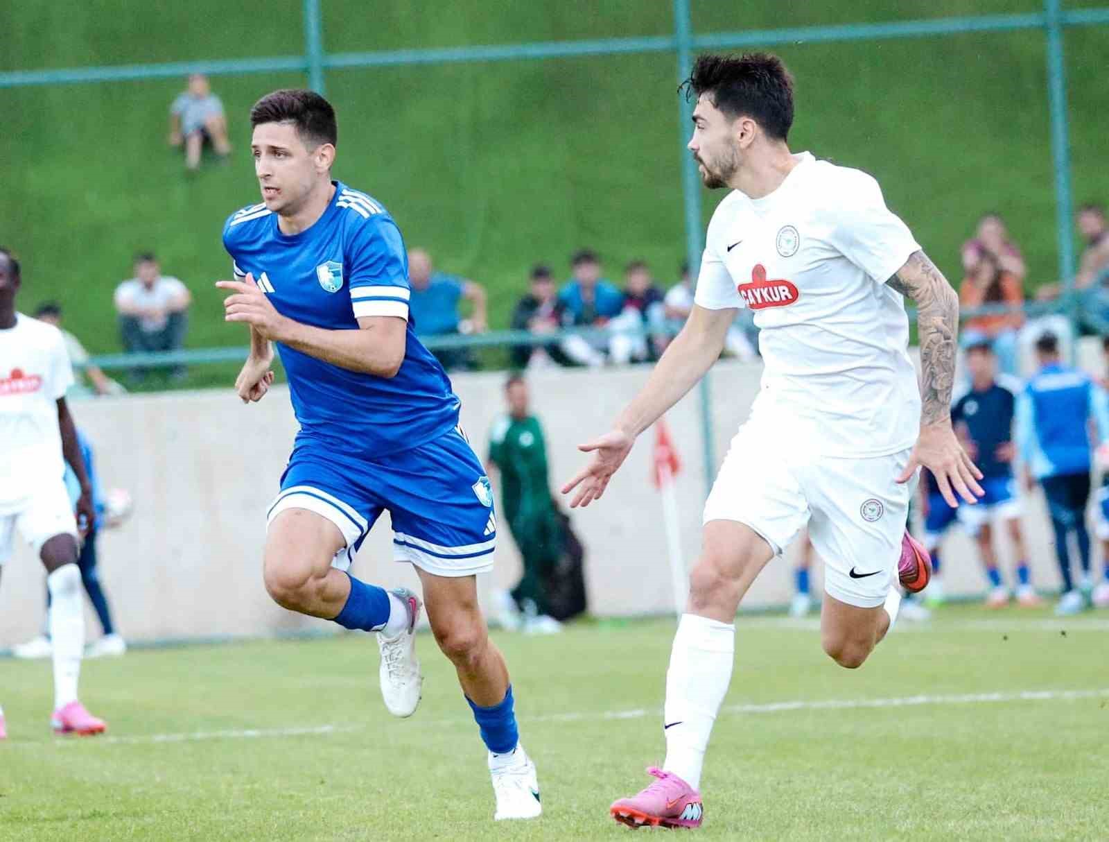 Erzurumspor FK, Rizespor’u hazırlık maçında 1-0 mağlup etti 