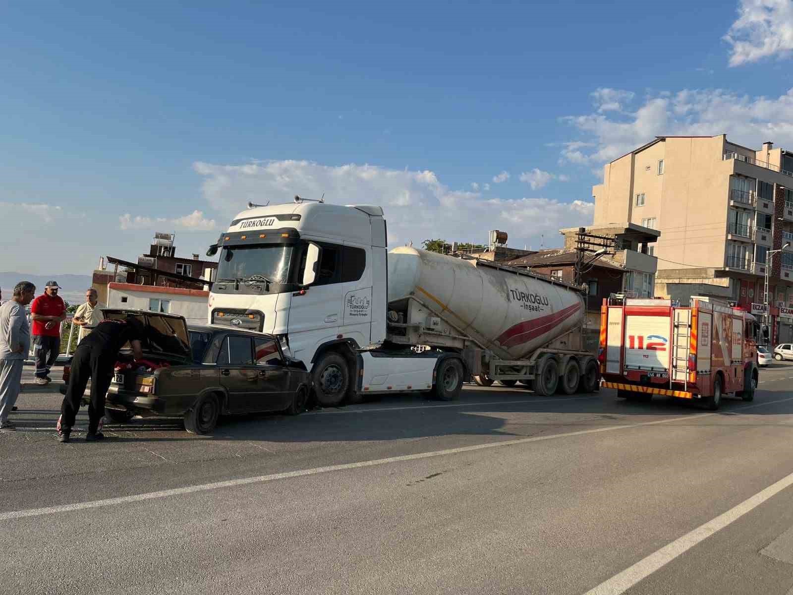 Kahramanmaraş’ta trafik kazası: 1 yaralı 