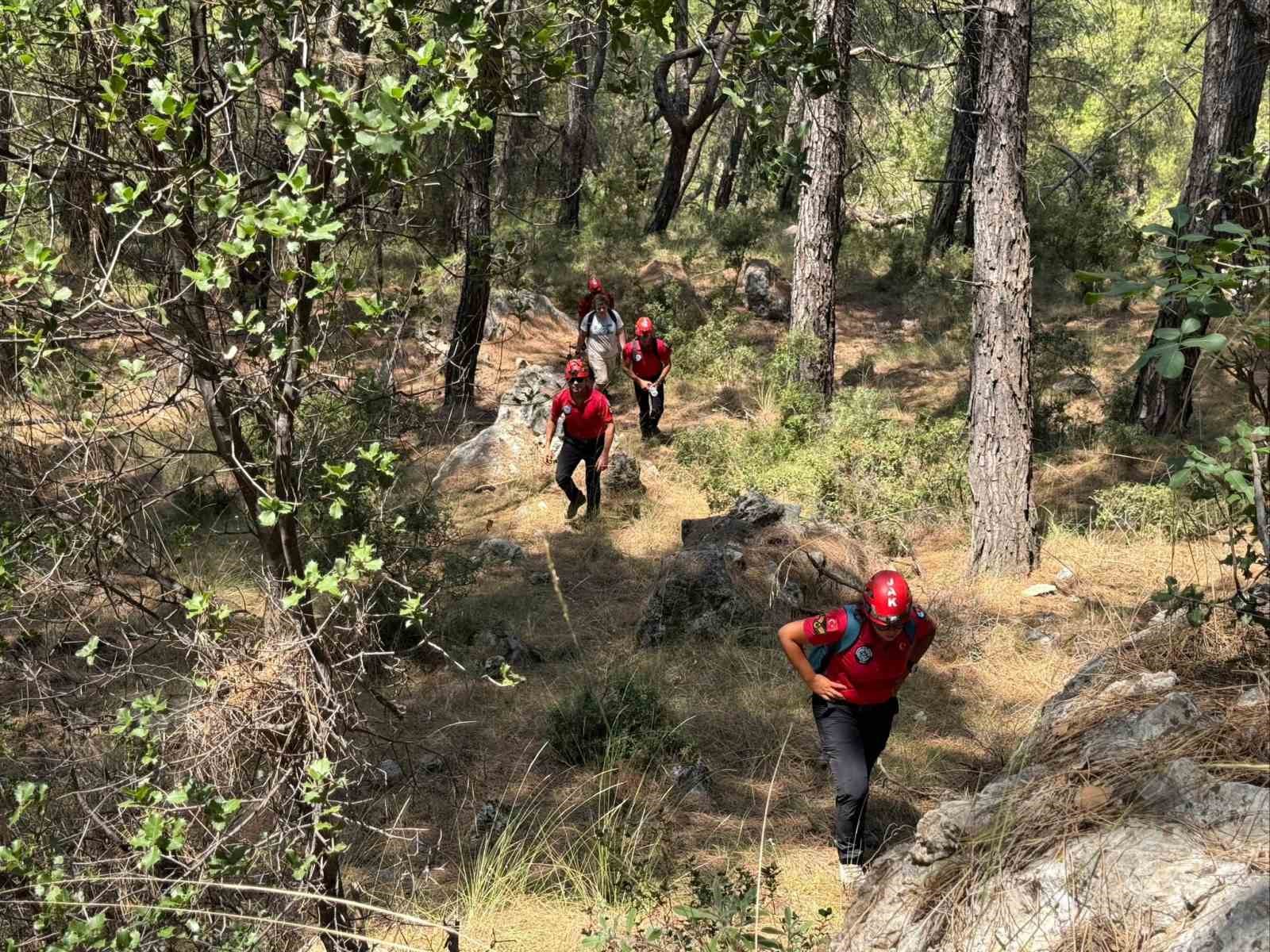Fethiye’de ormanlık alanda kaybolan Rus turist bulundu 