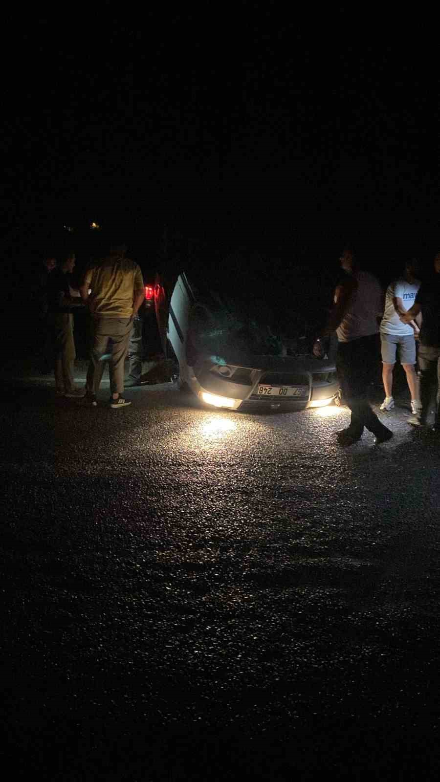Çaycuma’da direksiyon hakimiyetini kaybeden otomobil takla attı: 1 yaralı 