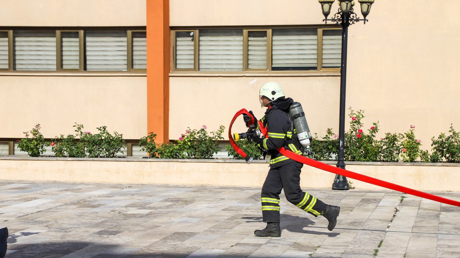 Erzincan’da gerçeği aratmayan yangın tatbikatı yapıldı 