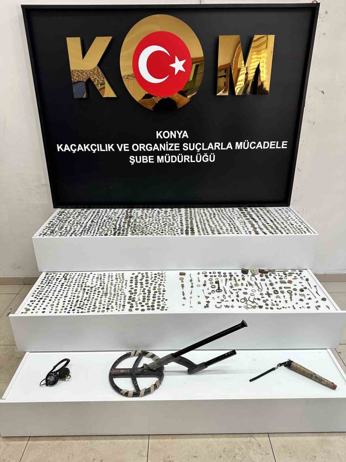 Konya’da tarihi eser operasyonu