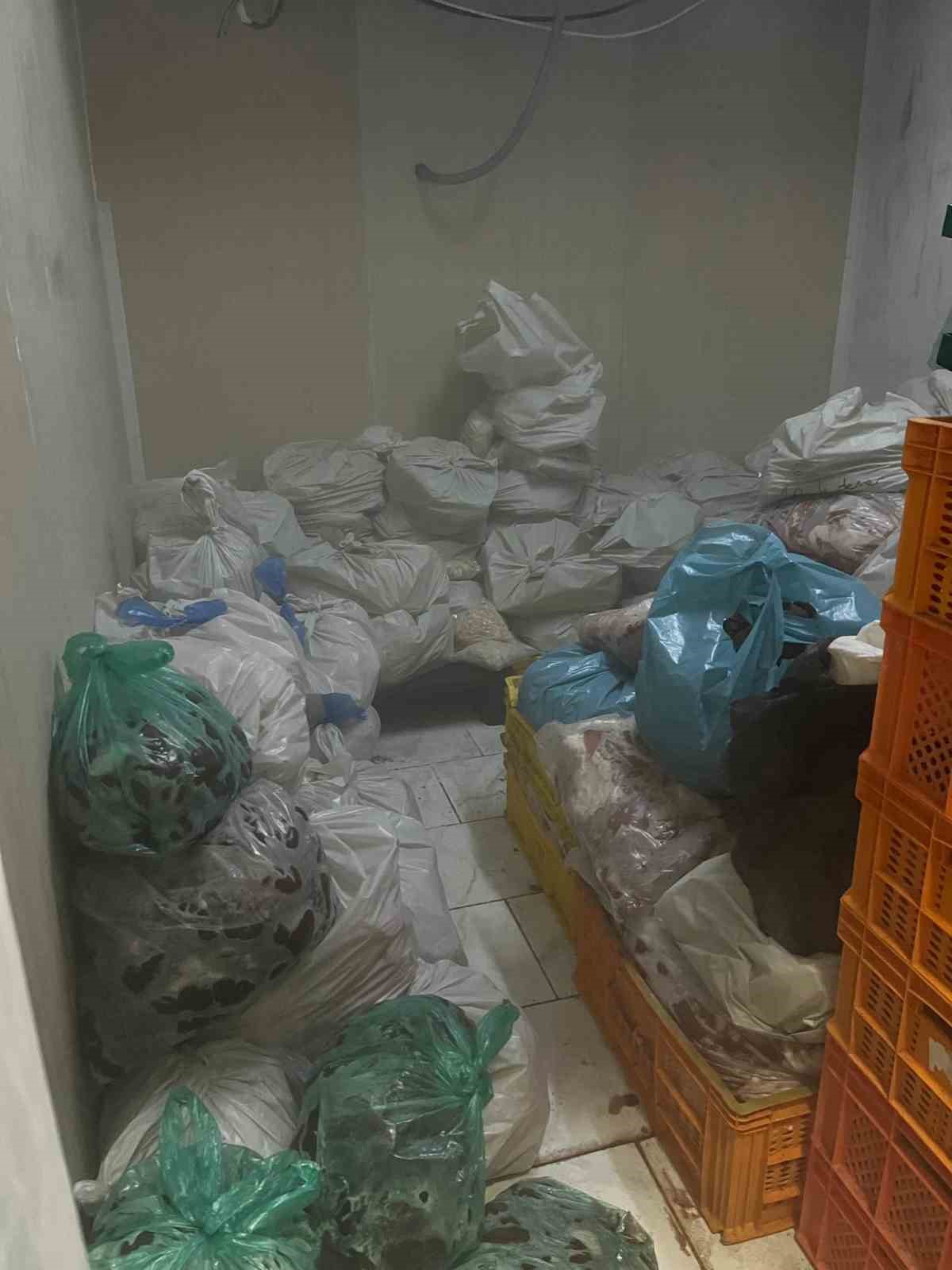 Deponun ardındaki tehlike: 2 ton kaçak et ve süt ürünü ele geçirildi 