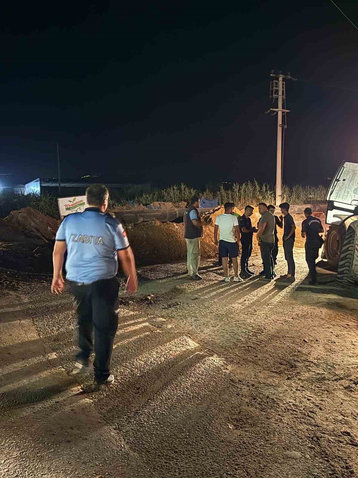 Germencik Belediyesi’nden izinsiz kazı operasyonu 