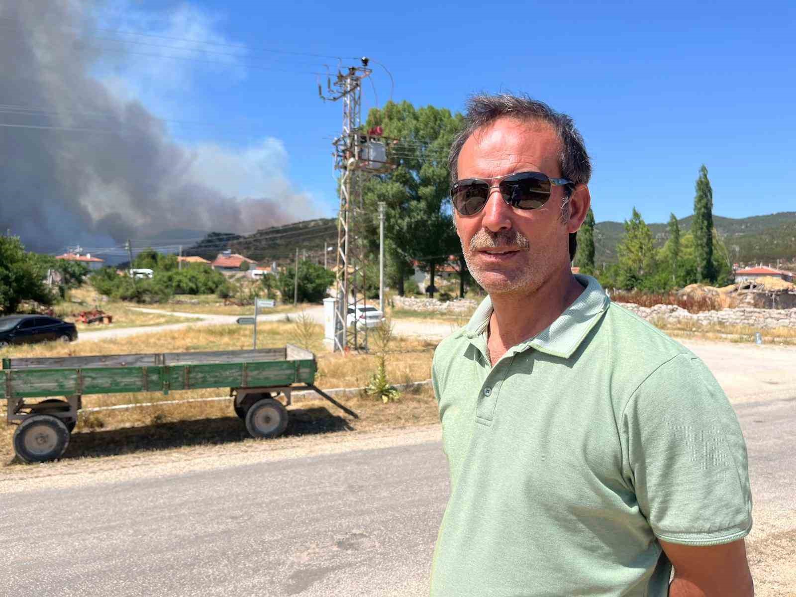 Alevlerin Sarıcaova’ya girmesine 300 metre kaldığı bildirildi