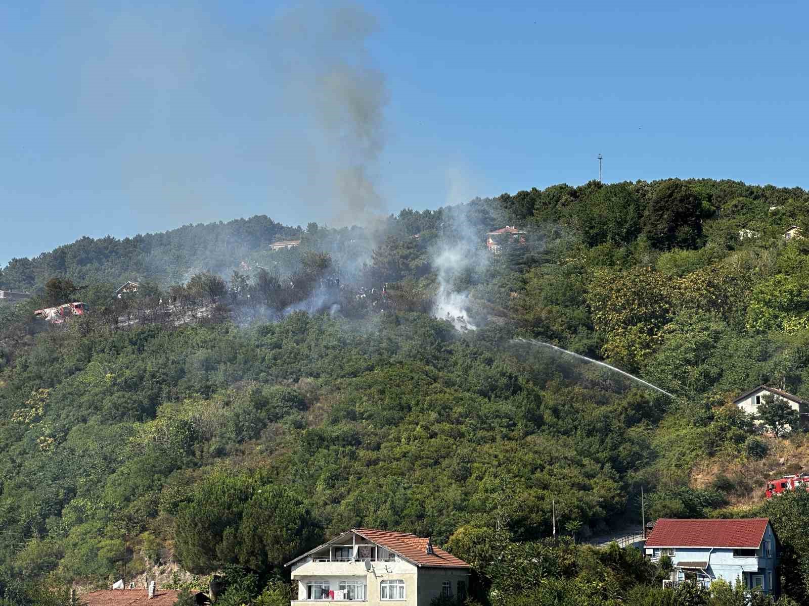 Beykoz’da bulunan ormanlık alanda yangın çıktı. Olay yerine çok sayıda itfaiye ekibi sevk edildi. 