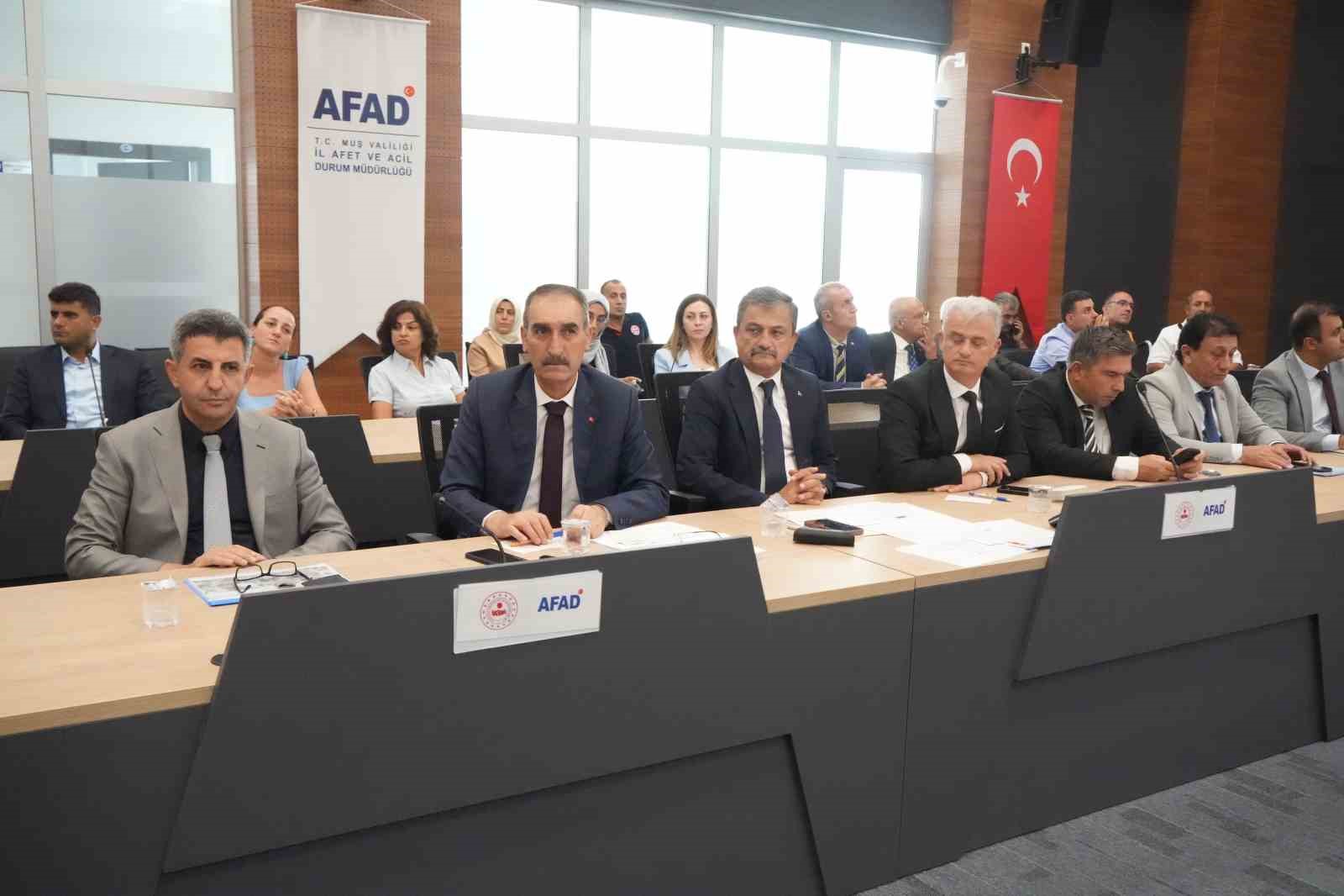 Muş’ta 2025 yılı 3. Dönem İl Koordinasyon Kurulu Toplantısı yapıldı 