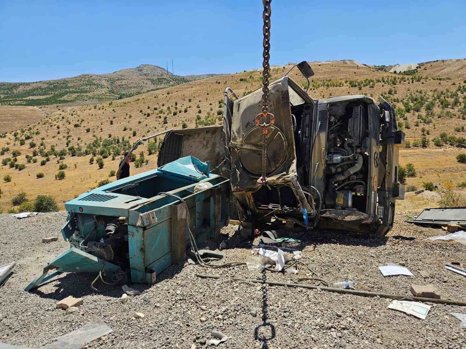Malatya’da askeri araç devrildi: 1 şehit, 1 asker yaralı