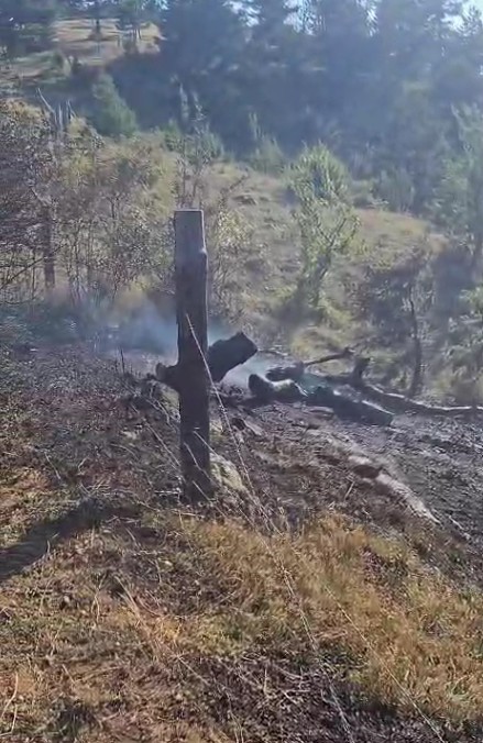 Kastamonu’da ormanlık alanda çıkan yangın büyümeden söndürüldü 
