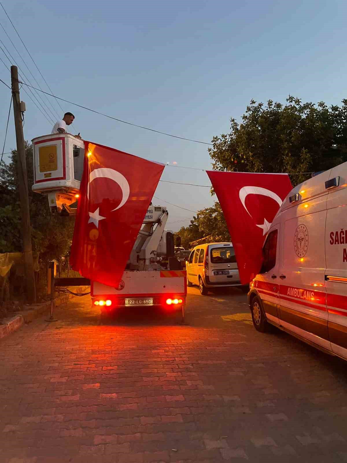 Edirne’ye şehit ateşi düştü 