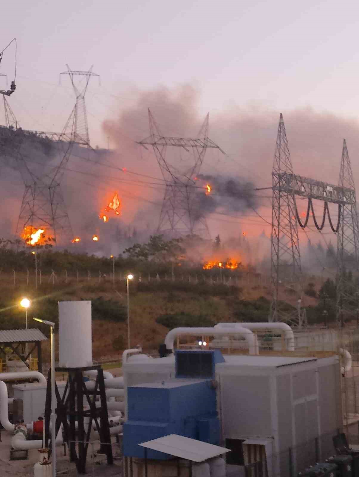 Bandırma OSB yakınlarındaki arazi yangını söndürüldü 