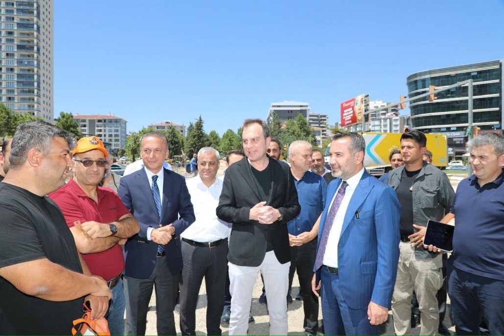 Başkan Şerifoğulları saha çalışmalarını yerinde inceledi 
