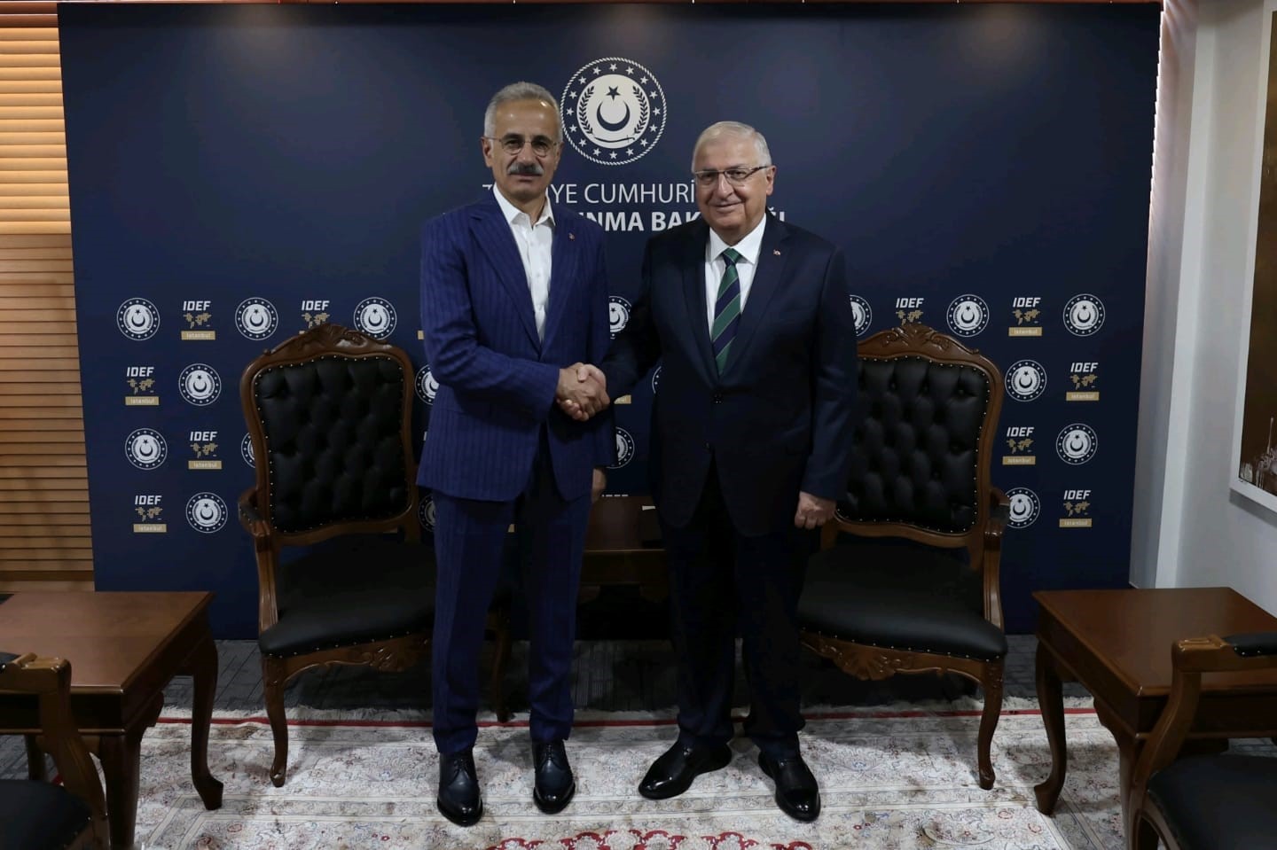 Milli Savunma Bakanı Yaşar Güler ile Dışişleri Bakanı Hakan Fidan IDEF’te görüştü 