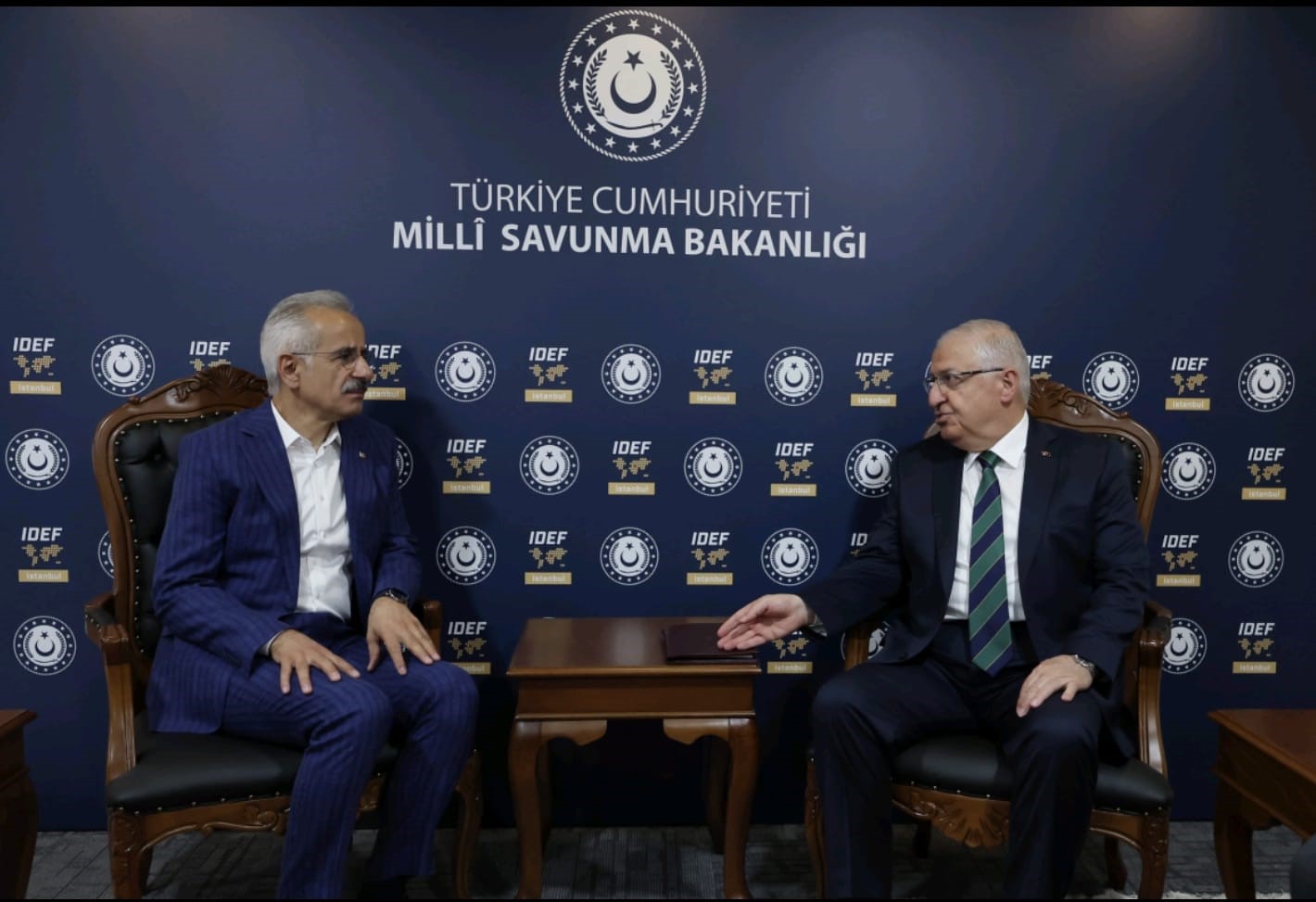 Milli Savunma Bakanı Yaşar Güler ile Dışişleri Bakanı Hakan Fidan IDEF’te görüştü 