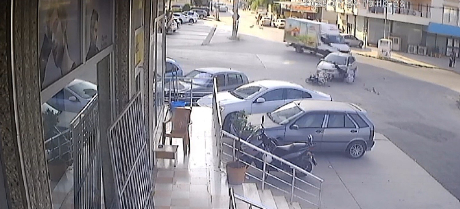 Mersin’de trafik kazası: 1 yaralı