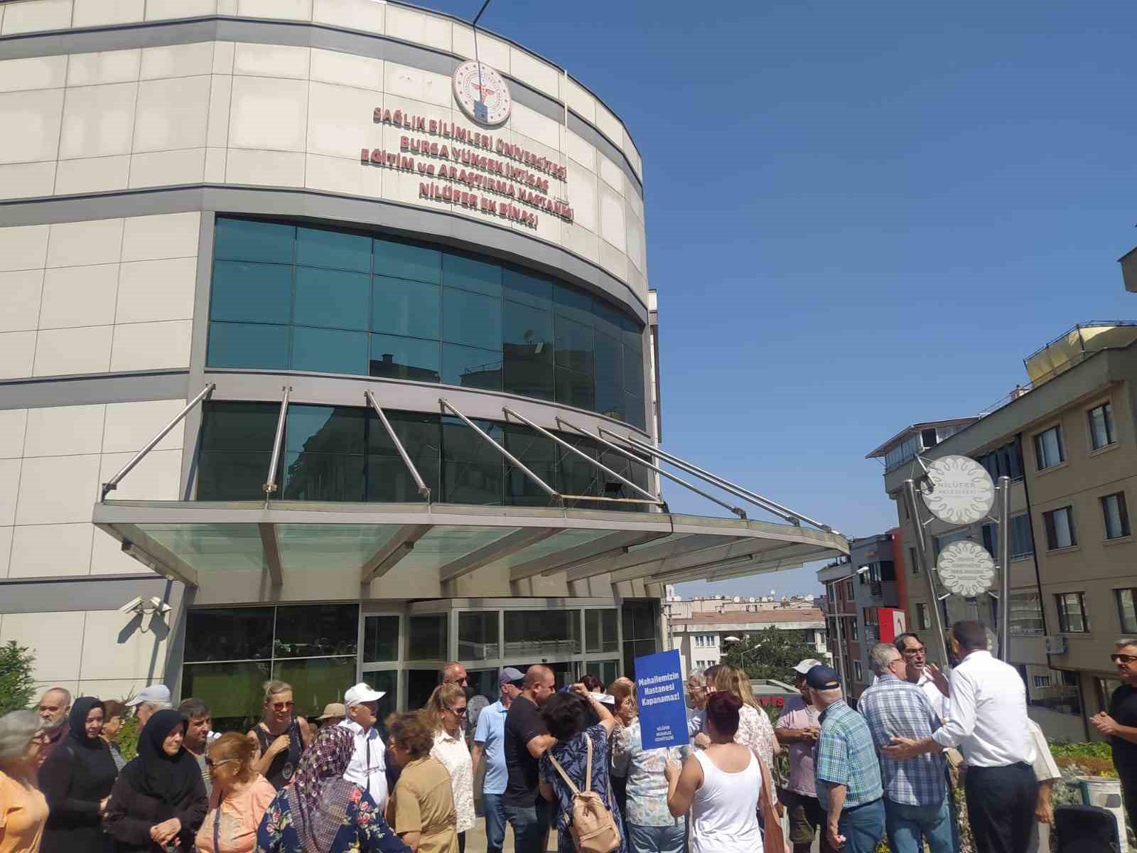 Nilüfer’de halk hastanelerine sahip çıkmak için toplandı 