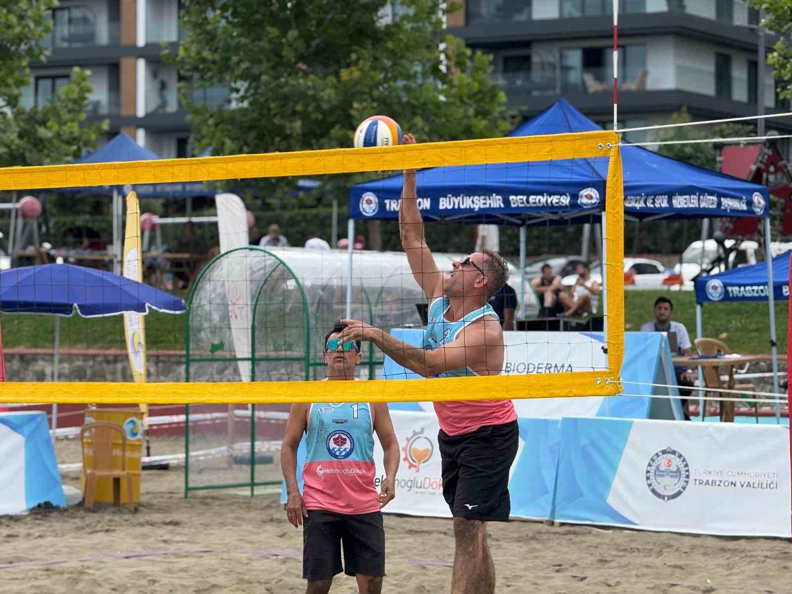 Trabzon’da Uluslararası Plaj Voleybolu heyecanı başladı 