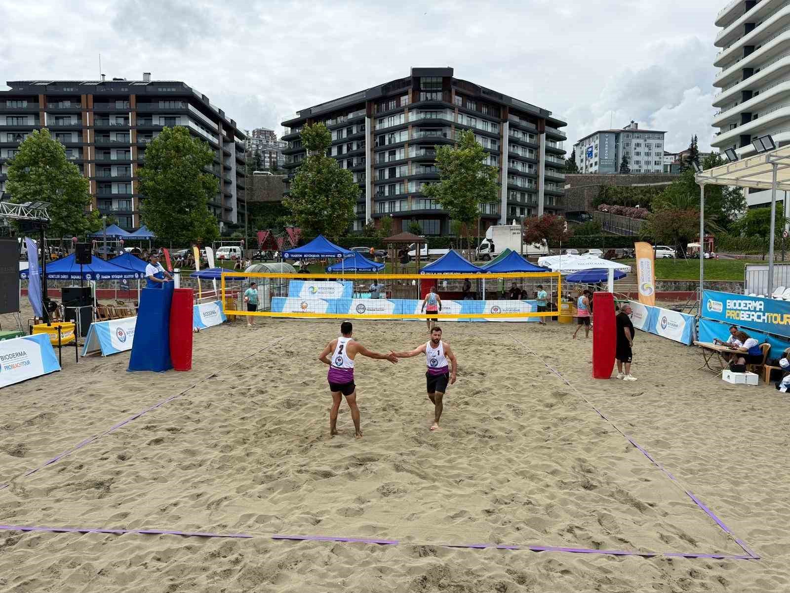 Trabzon’da Uluslararası Plaj Voleybolu heyecanı başladı 