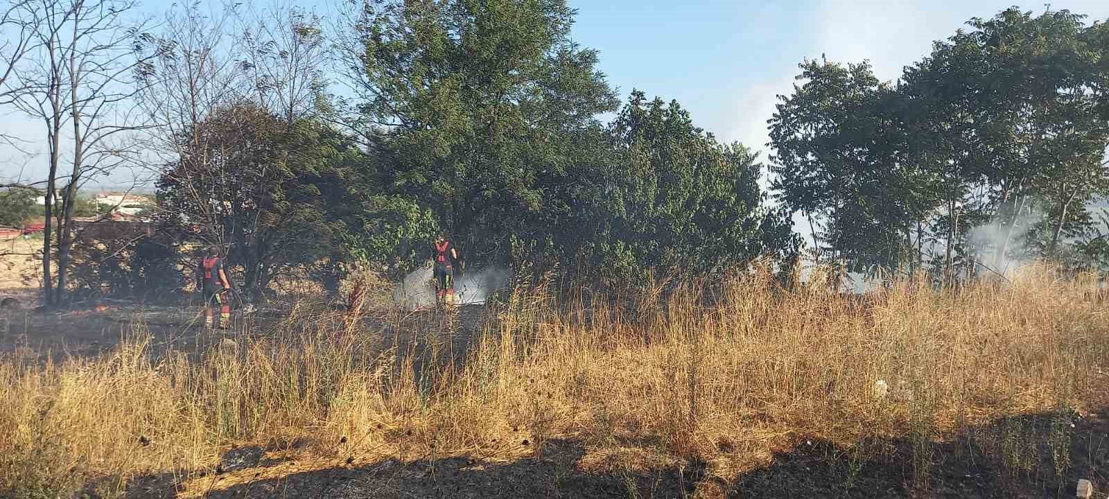 Bandırma’da otluk alanda çıkan yangın kontrol altına alındı 