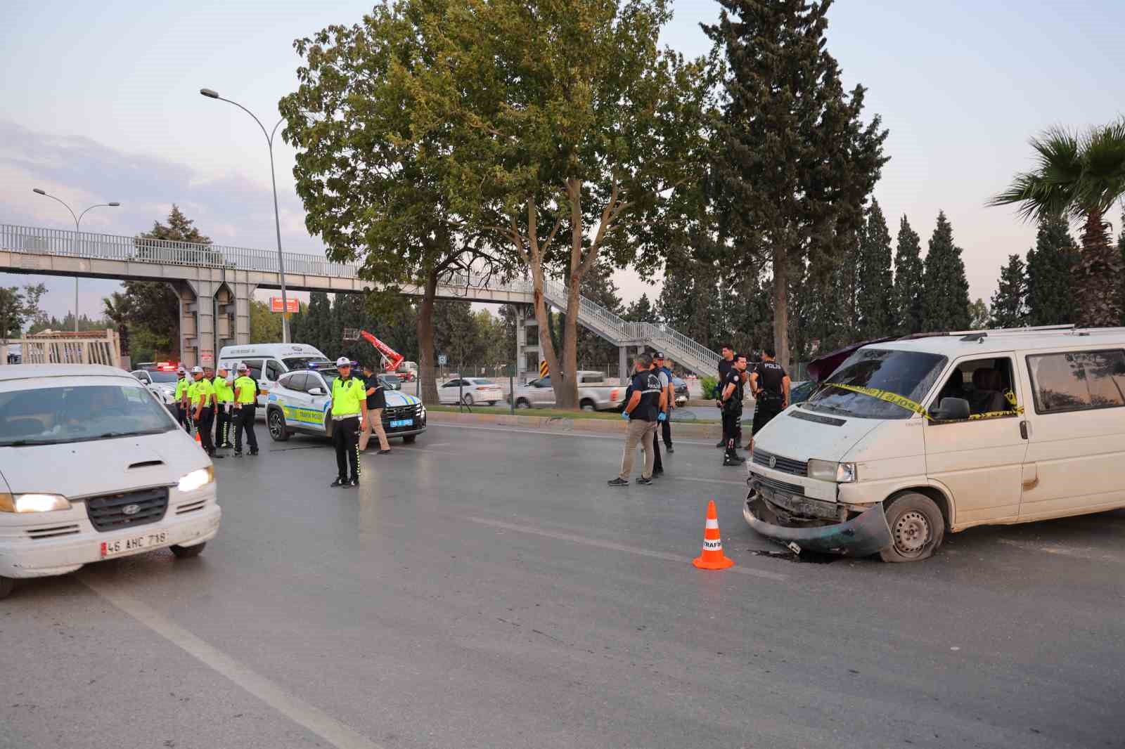 Kahramanmaraş’ta trafik kazası: 1 ölü, 2 yaralı 
