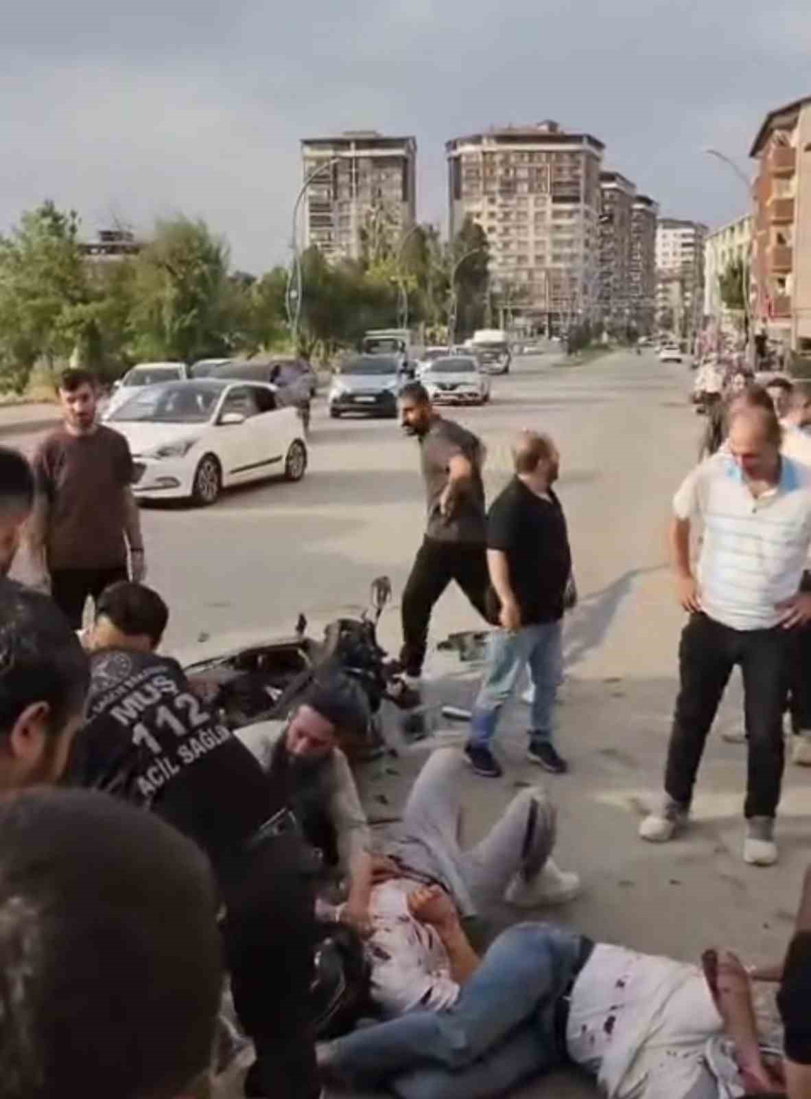 Muş’ta trafik kazası: 2 kişi yaralandı 