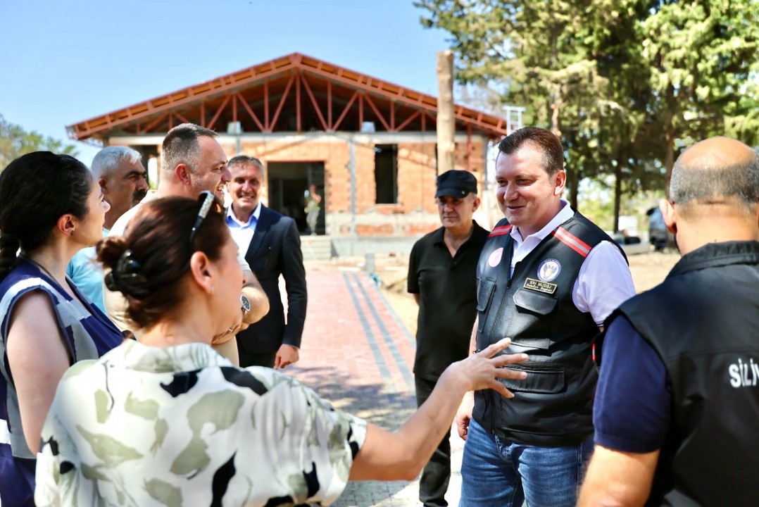 Başkan Balcıoğlu, Çeltik’teki sosyal tesis projesini yerinde inceledi 