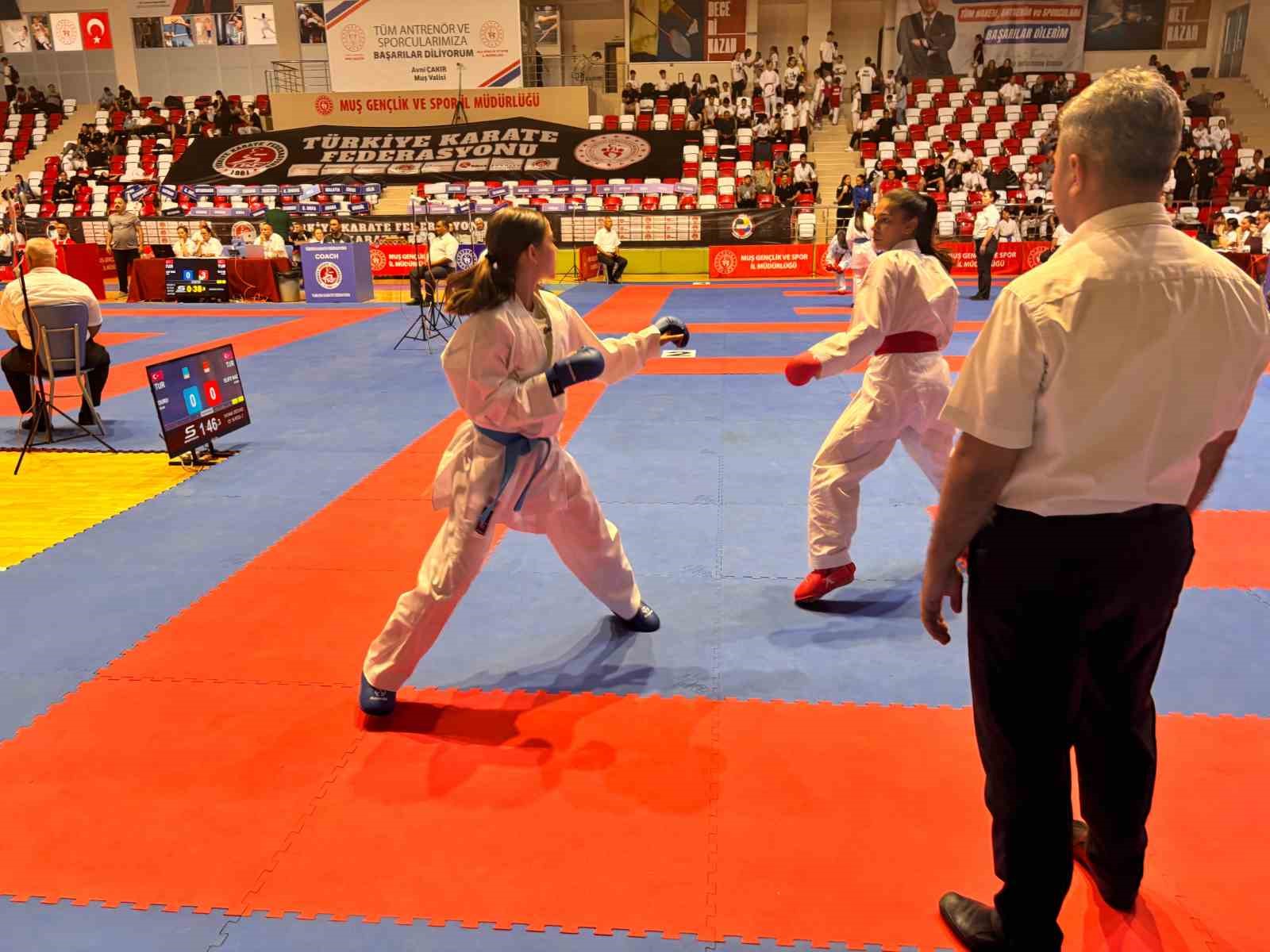 Türkiye Karate Premier Ligi’nin Muş etabı başladı 