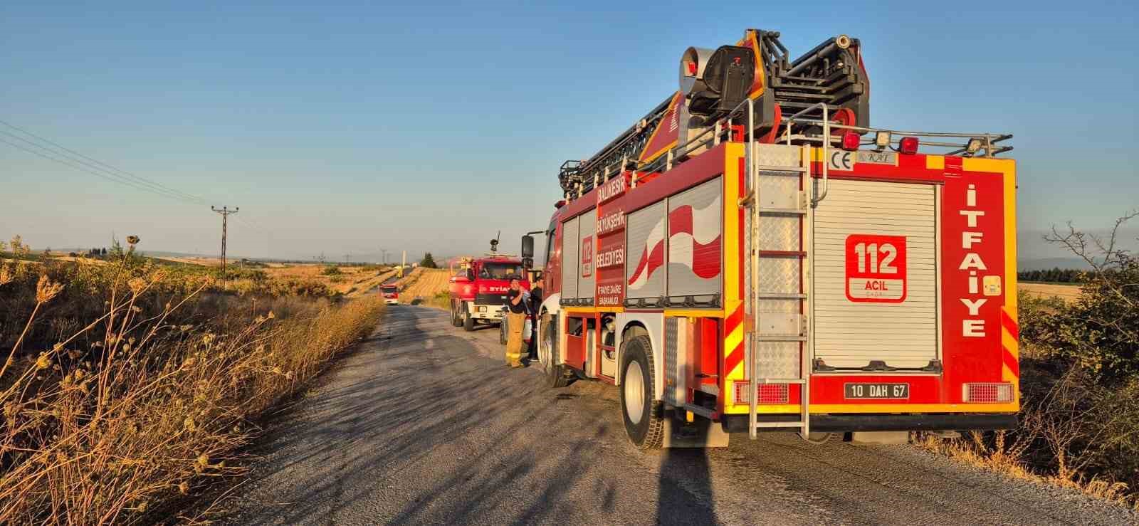 Susurluk’taki orman yangını kontrol altına alındı 