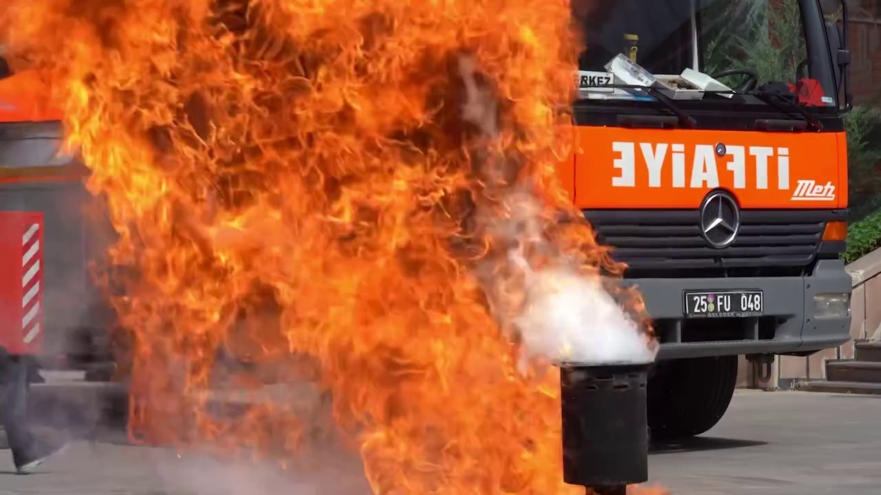 Belediyede gerçeği aratmayan tatbikat 