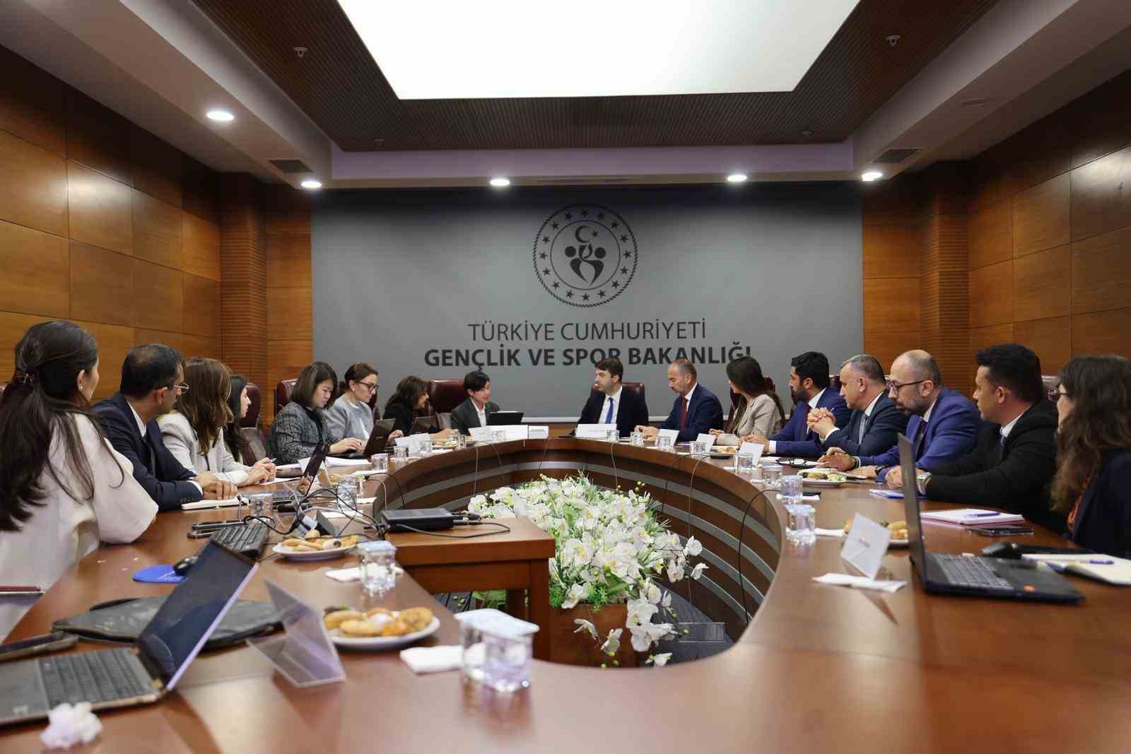 Asya Kalkınma Bankası heyetinden Gençlik ve Spor Bakanlığı’na ziyaret 